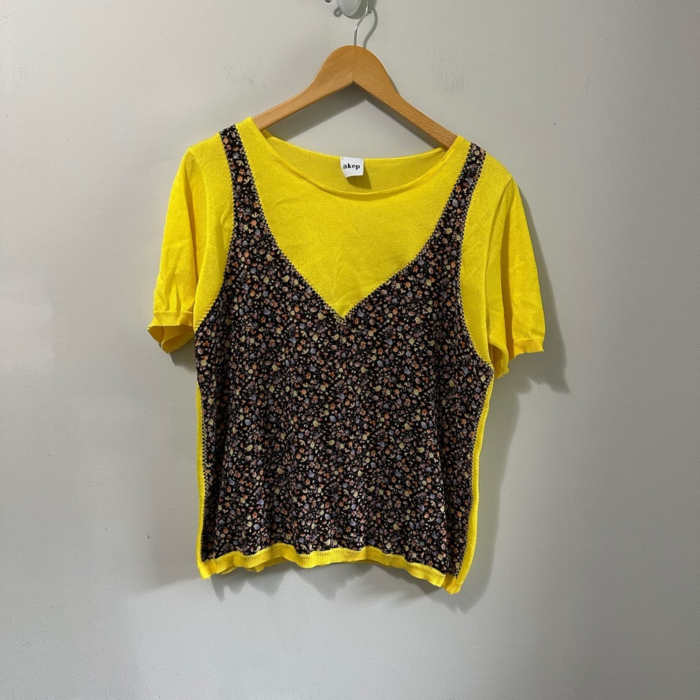 Yellow Shirt Top